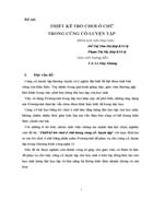 Thiết kế trò chơi ô chữ trong củng cố- luyện tập