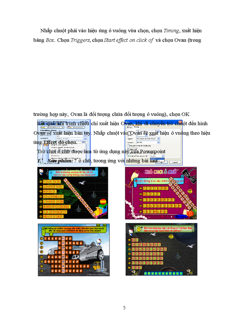 image for page Thiết kế trò chơi ô chữ trong củng cố- luyện tập