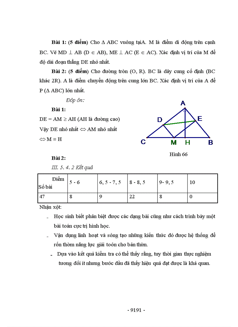 image for page Các bài toán tìm giá trị lớn nhất, giá trị nhỏ nhất trong hình học phẳng I