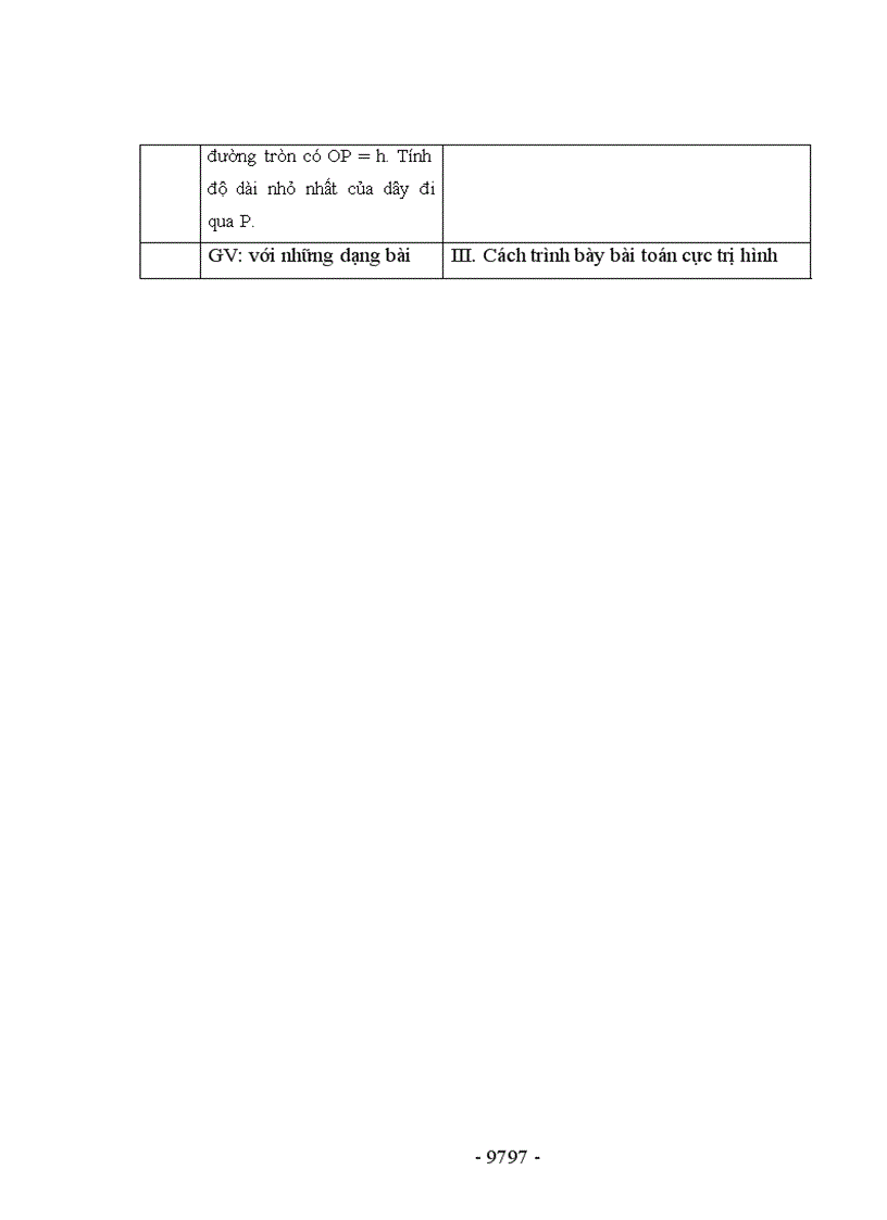 image for page Các bài toán tìm giá trị lớn nhất, giá trị nhỏ nhất trong hình học phẳng I
