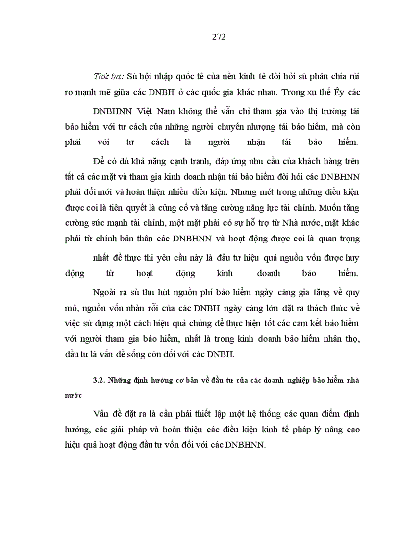 image for page Thực trạng tạo lập và sử dụng vốn nhàn rỗi của các DNBHNN trong thời gian qua