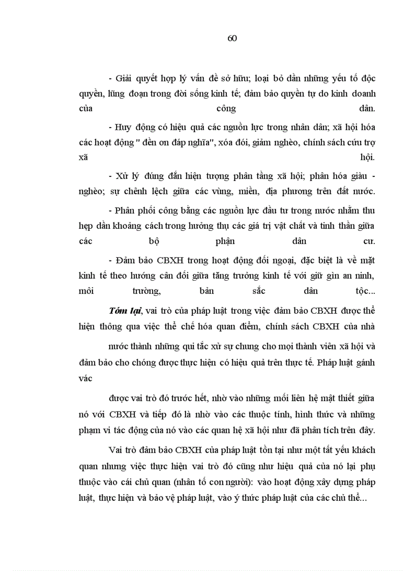 image for page Vai trò của pháp luật trong việc đảm bảo công bằng xã hội ở Việt Nam hiện nay