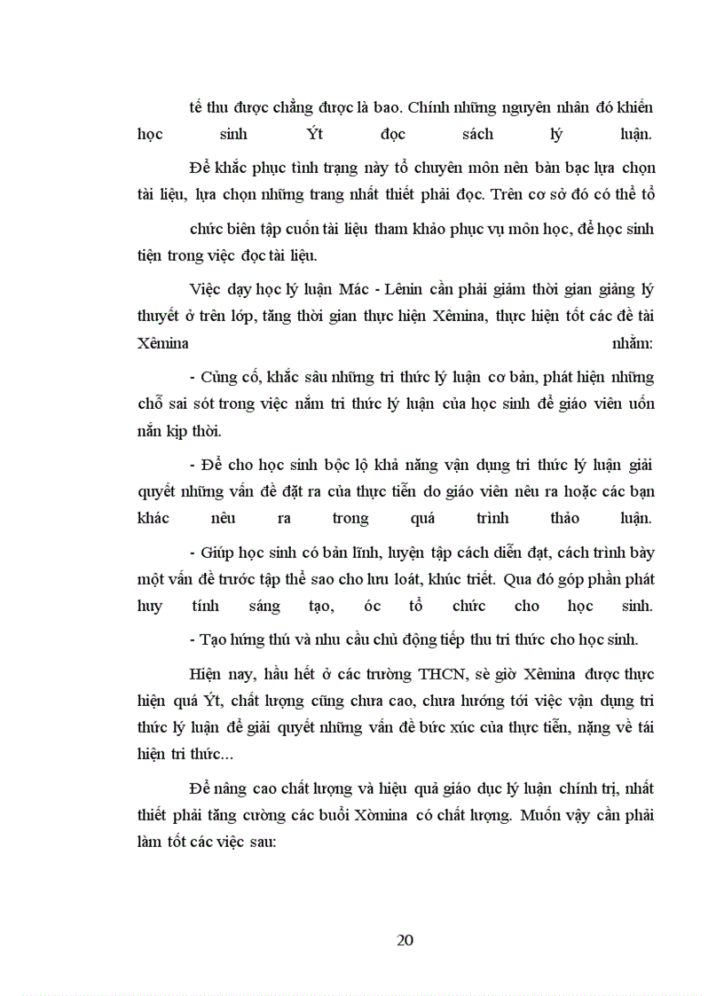 image for page Góp phần nâng cao chất lượng giảng dạy các nguyên lý, các quy luật cơ bản của phép biện chứng duy vật trong chương trình chính trị ở trường THCN