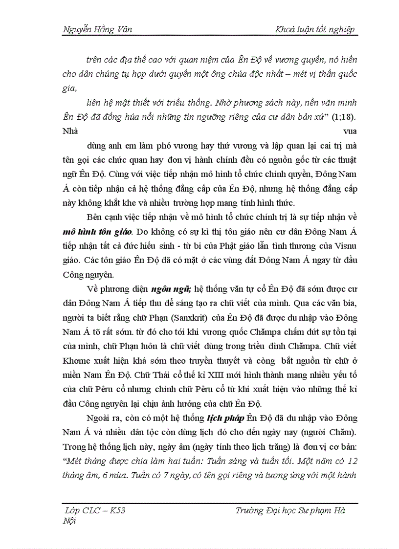 image for page Quá trình hình thành và bước đầu phát triển của một số vương quốc cổ ở Đông Nam á lục địa (thế kỉ I -VII)