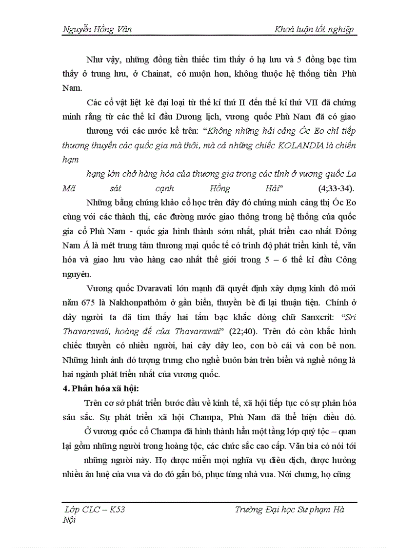 image for page Quá trình hình thành và bước đầu phát triển của một số vương quốc cổ ở Đông Nam á lục địa (thế kỉ I -VII)