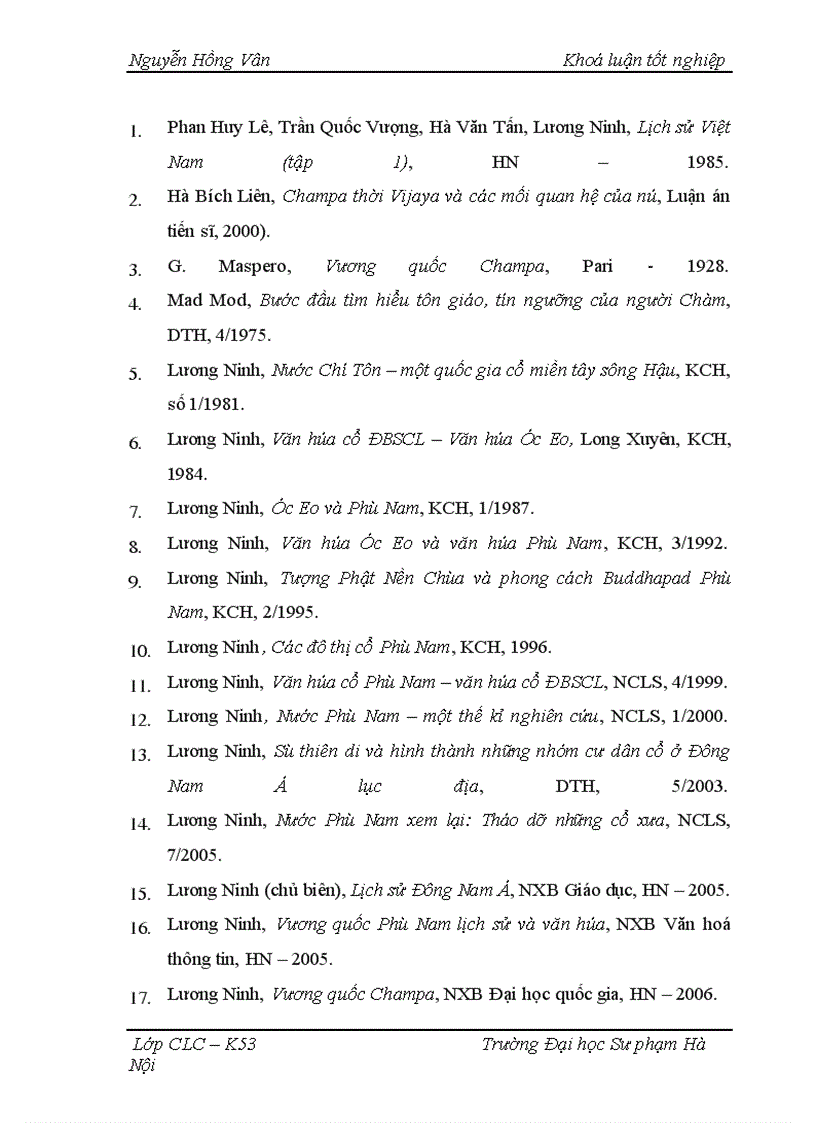 image for page Quá trình hình thành và bước đầu phát triển của một số vương quốc cổ ở Đông Nam á lục địa (thế kỉ I -VII)