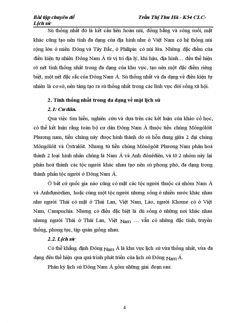 image for page Tính thống nhất trong đa dạng về mặt điều kiện tự nhiên