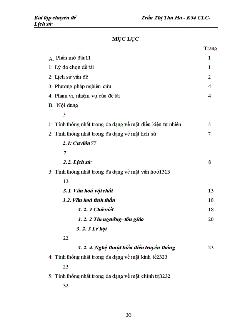image for page Tính thống nhất trong đa dạng về mặt điều kiện tự nhiên