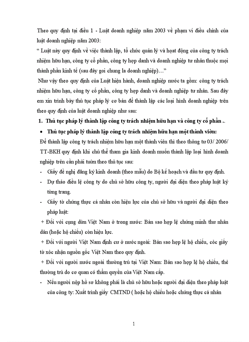 image for page Thủ tục thành lập doanh nghiệp