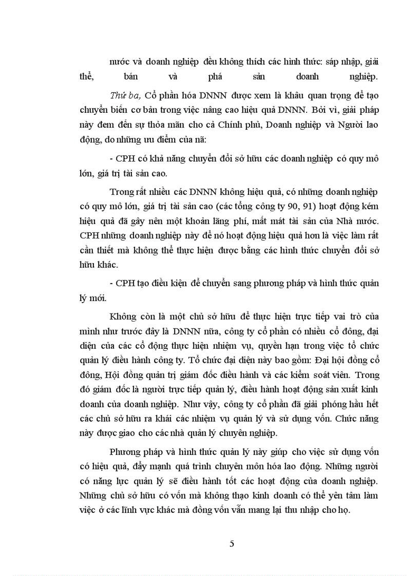 image for page Cổ phần hóa là khâu quan trọng để tạo chuyển biến cơ bản trong việc nâng cao hiệu quả của doanh nghiệp nhà nước