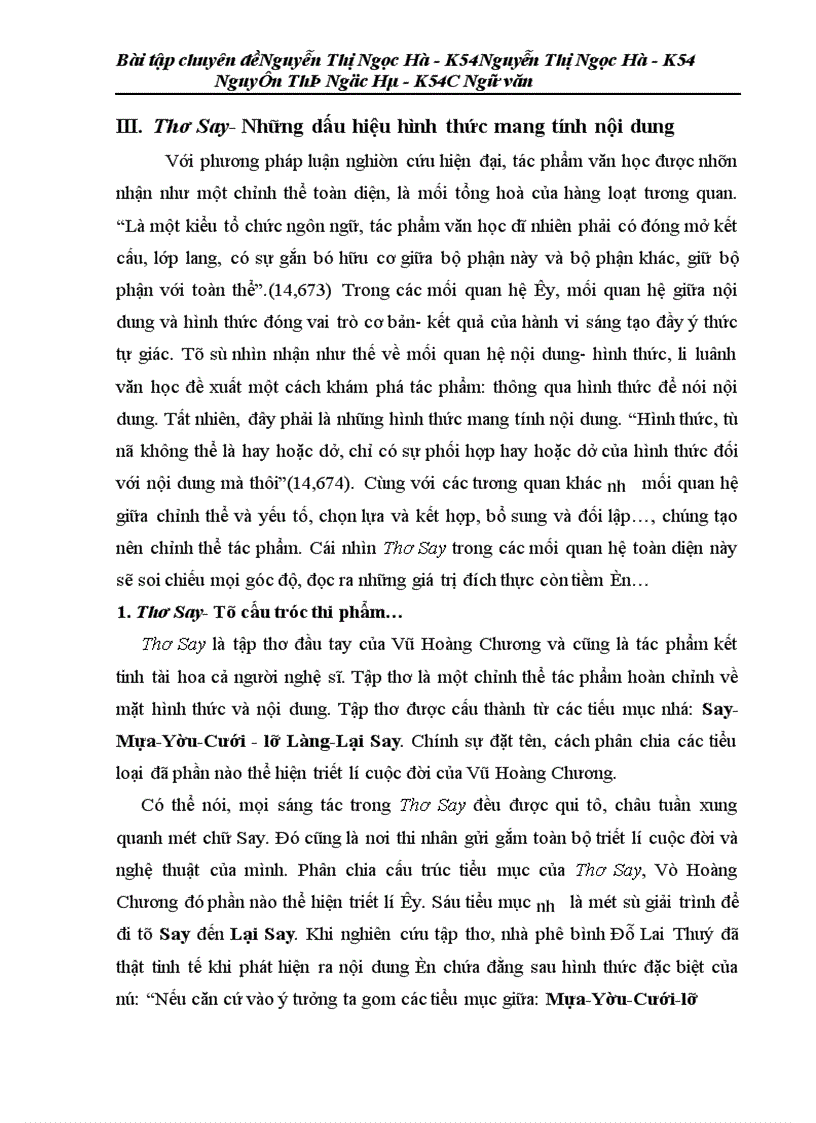 image for page Nghiên cứu tác phẩm văn học luôn là một công việc khó khăn và phức tạp, đòi hỏi tài năng cũng như nhiệt tình của người cầm bút