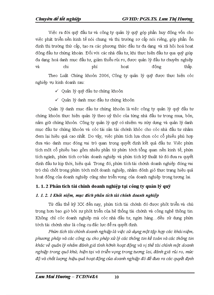 image for page Nâng cao chất lượng phân tích tài chính doanh nghiệp tại Công ty quản lý quỹ Sài Gòn – Hà Nội