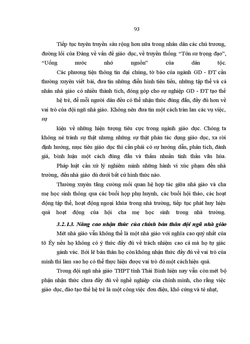 image for page Quan điểm cơ bản và giải pháp chủ yếu nhằm nâng cao vai trò của đội ngũ nhà giáo trong quá trình đào tạo nguồn nhân lực ở các trường trung học phổ thông tỉnh thái bình