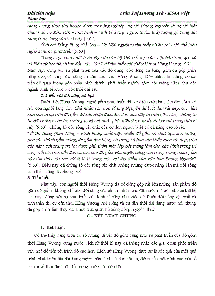 image for page Sự phát triển đồ gốm dưới thời Hùng Vương dựng nước