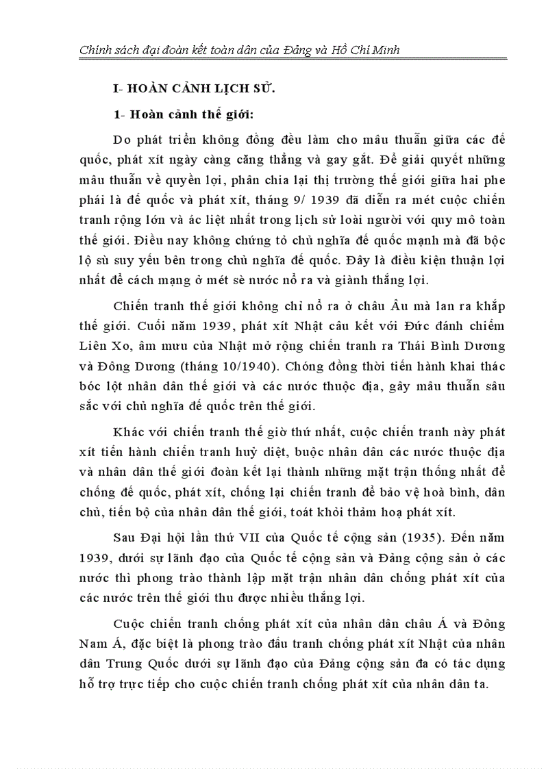 image for page Chính sách đại đoàn kết toàn dân của Đảng và Hồ Chí Minh