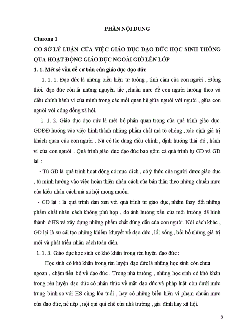 image for page Hiệu trưởng chỉ đạo nâng cao chất lượng giáo dục đạo đức cho học sinh Trường THPT Cù Chính Lan - Kim Bôi - Hoà Bình thông qua hoạt động giáo dục ngoài giờ lên lớp