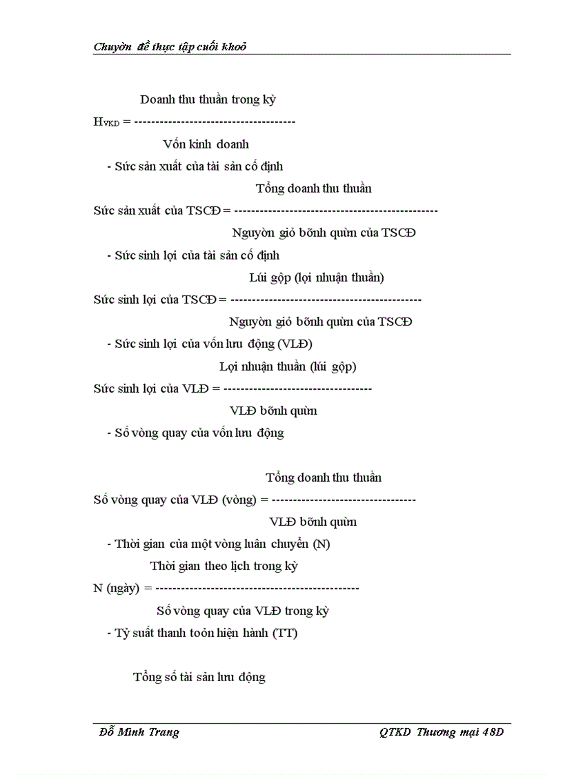 image for page Vốn lưu động và hiệu quả sử dụng vốn lưu động tại Công ty Cổ phần thiết bị Thương mại .