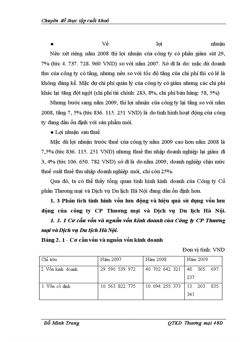 image for page Vốn lưu động và hiệu quả sử dụng vốn lưu động tại Công ty Cổ phần thiết bị Thương mại .