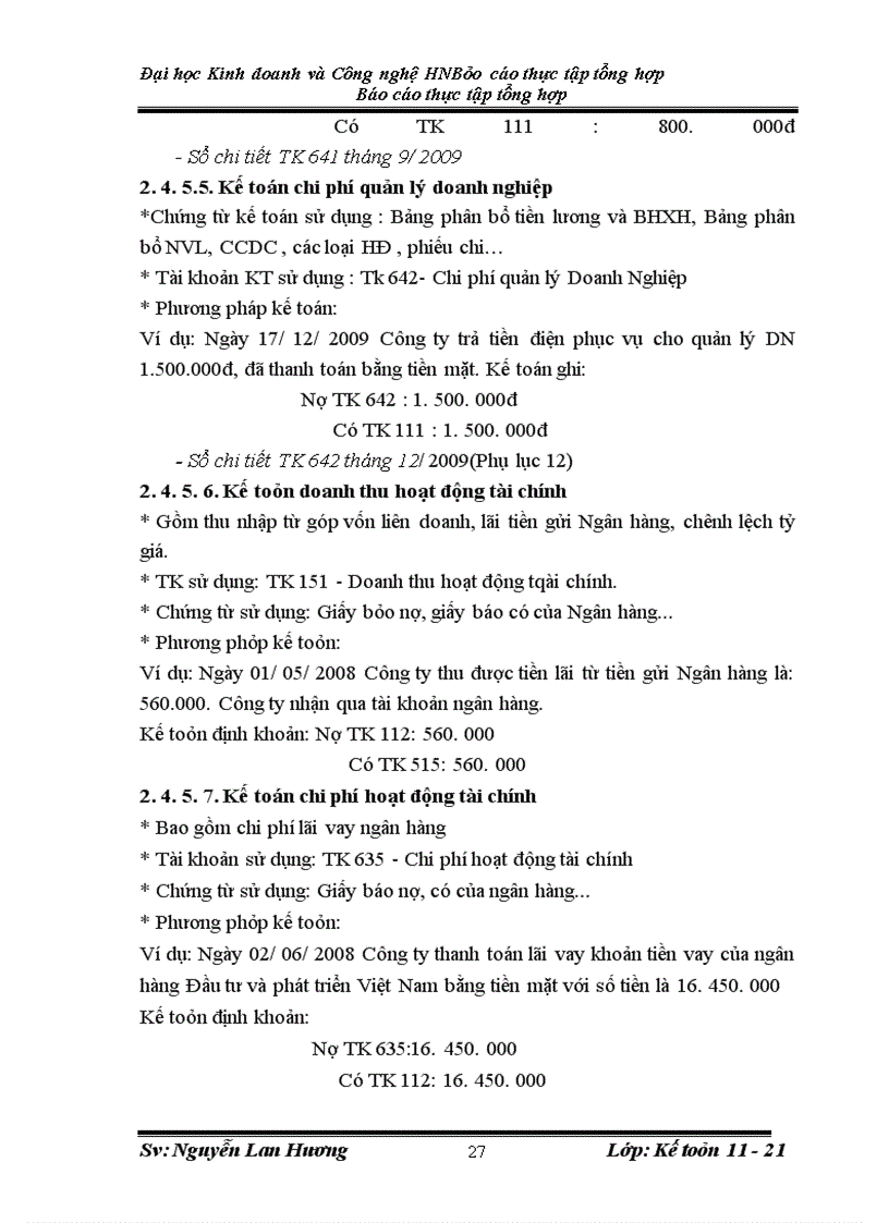 image for page Thực trạng công tác kế toán tại công ty cổ phần công nghiệp thương mại Sông Đà