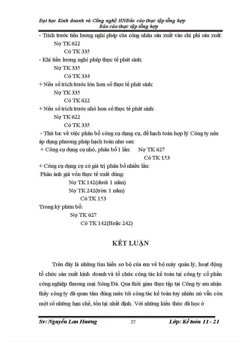image for page Thực trạng công tác kế toán tại công ty cổ phần công nghiệp thương mại Sông Đà