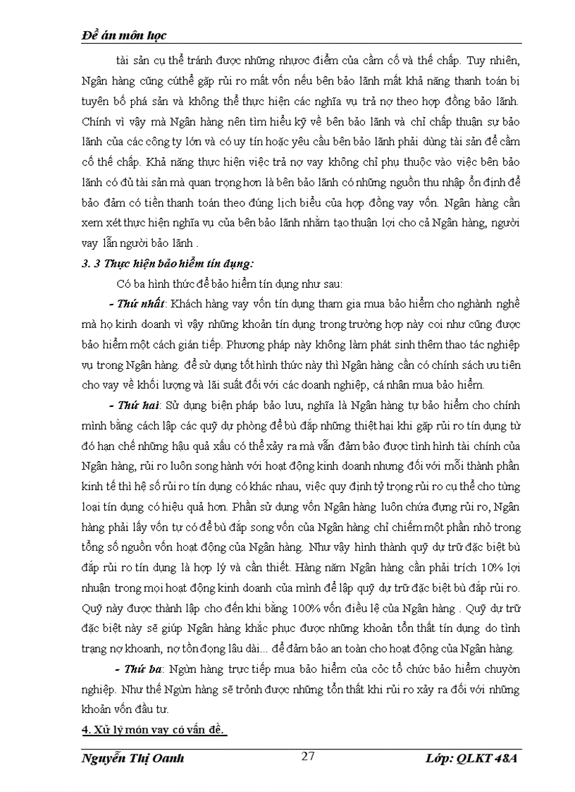 image for page Rủi ro tín dụng và một số kiến nghị phòng ngừa rủi ro tín dụng tại Ngân hàng thương mại Việt Nam