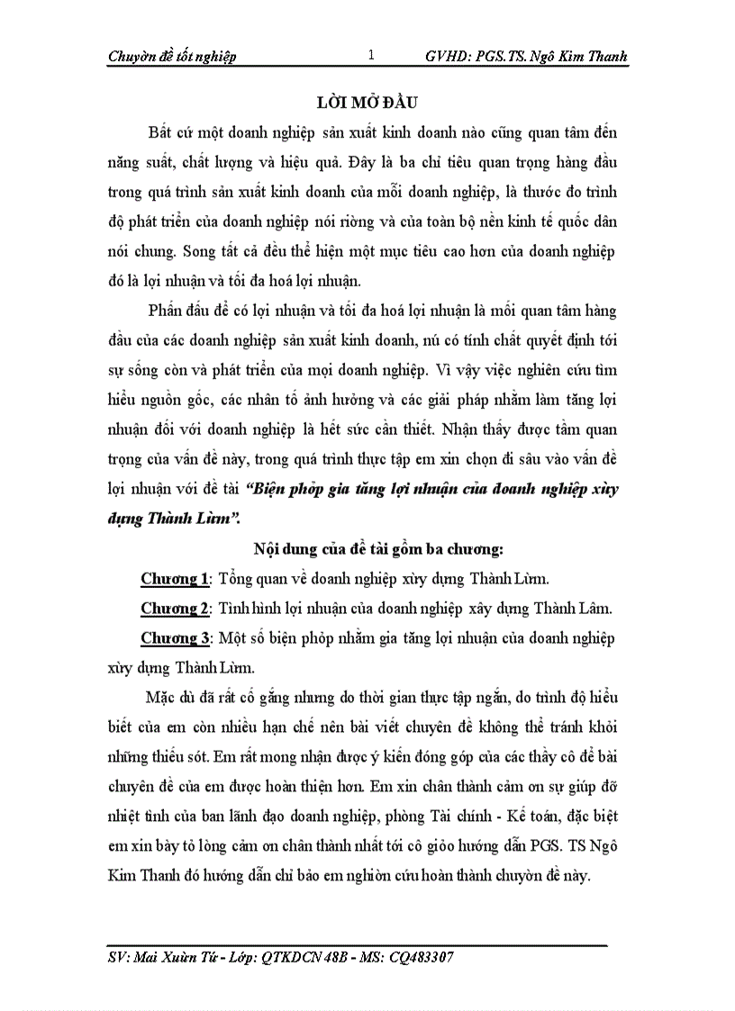 image for page Biện pháp gia tăng lợi nhuận của doanh nghiệp xây dựng Thành Lâm