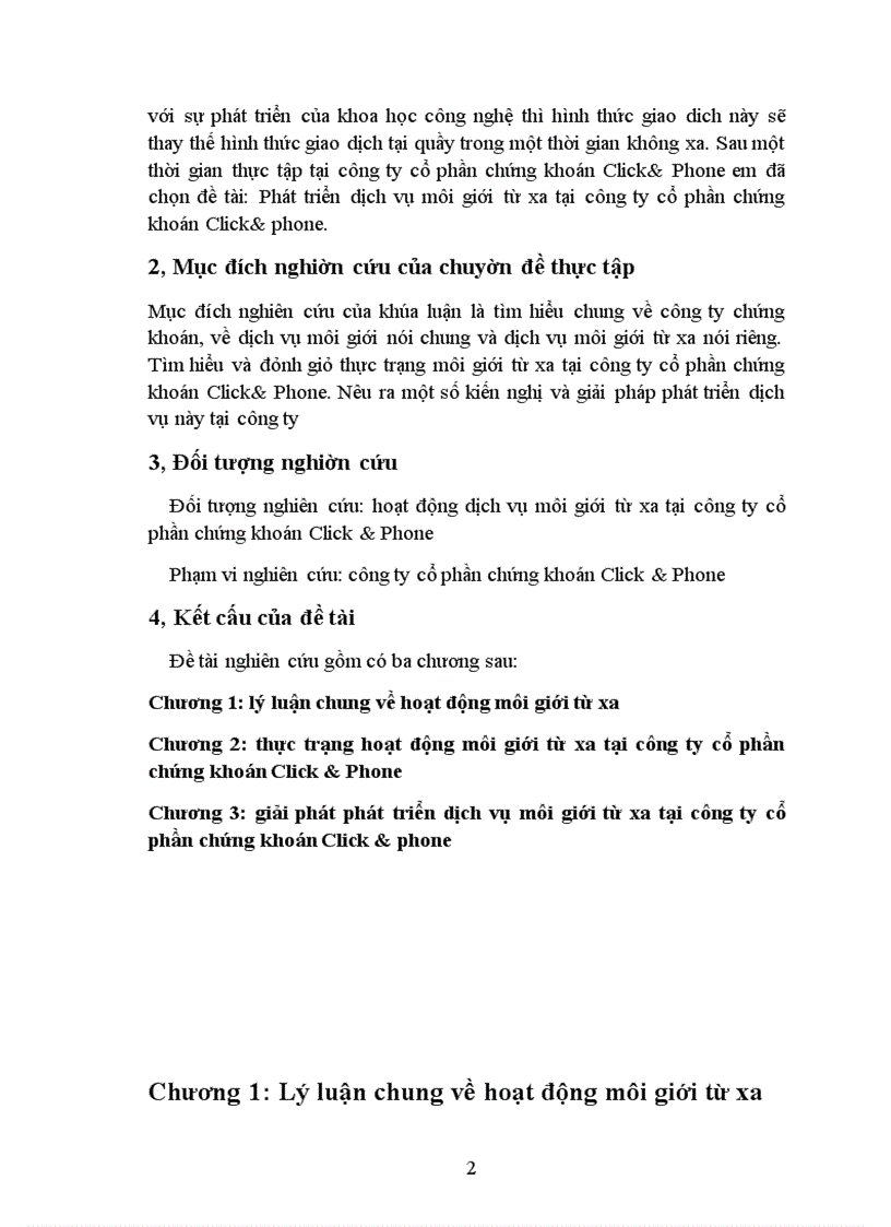 image for page Phát triển hoạt động môi giới chứng khoán từ xa tại công ty cổ phần chứng khoán Click&Phone