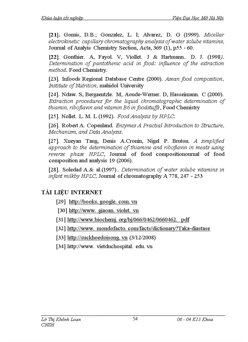 image for page So sánh tác dụng của một số enzyme thuỷ phân để xác định hàm lượng vitamin B1 trong gạo