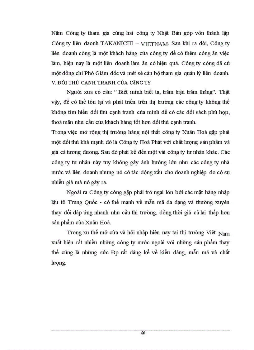 image for page Thực trạng hoạt động tiêu thụ sản phẩm về Công ty Xuân Hoà