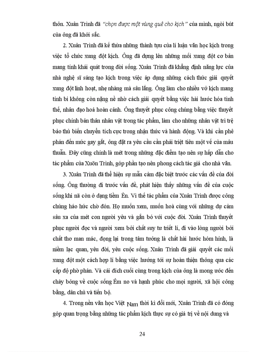 image for page Cá tính sáng tạo và phong cách kịch Xuân Trình