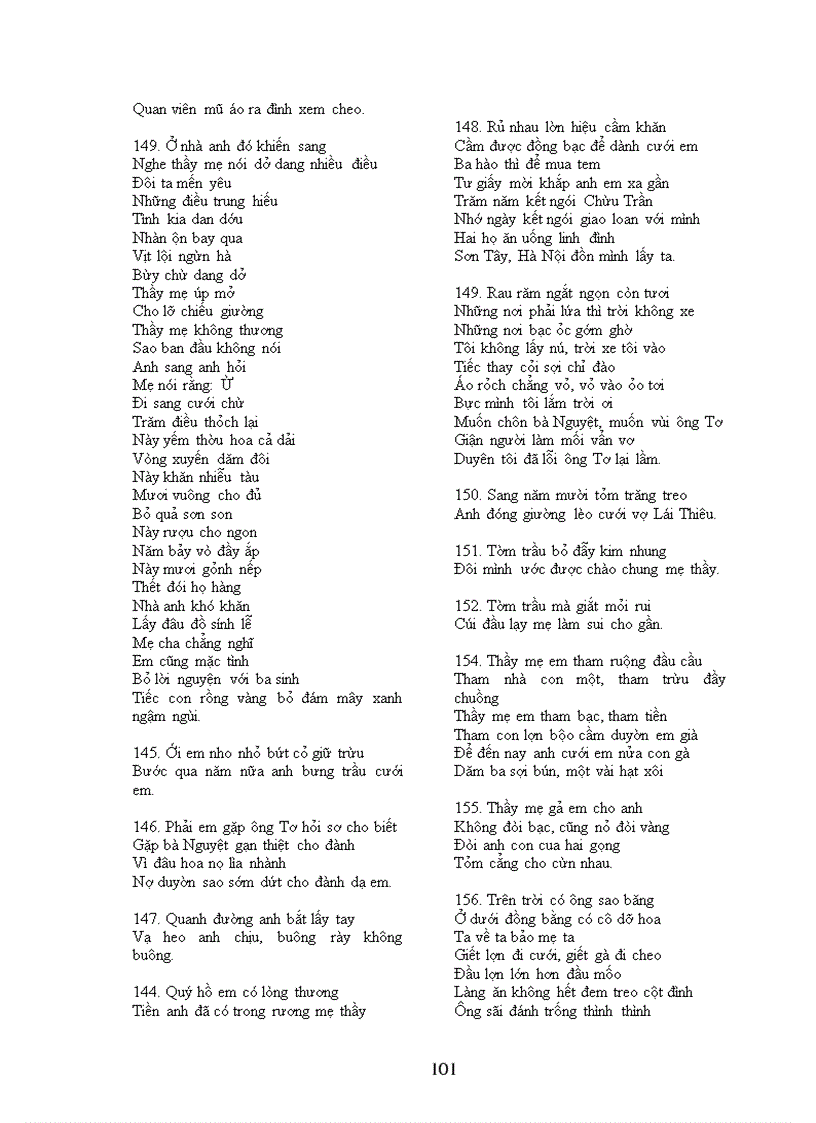 image for page Sự phản ánh phong tục cưới hỏi trong ca dao người Việt