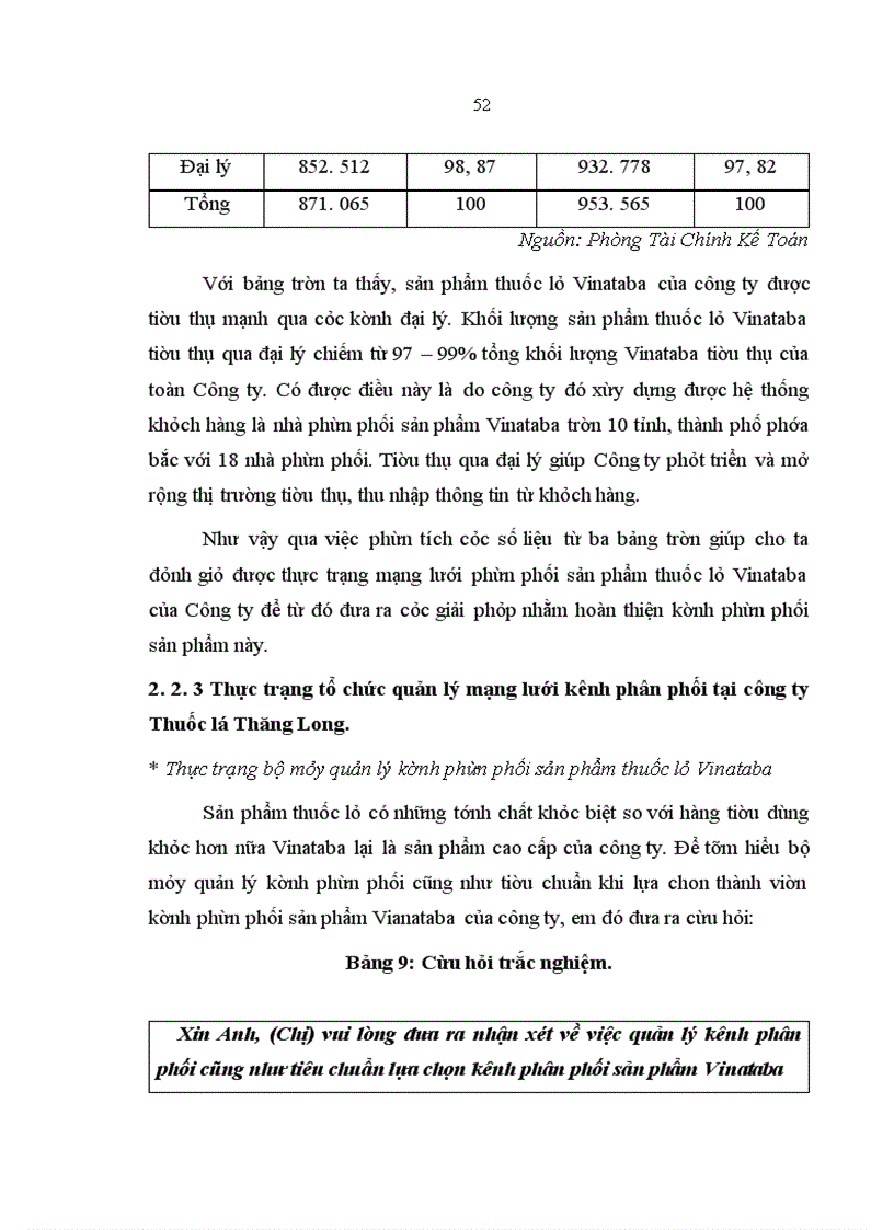 image for page Giải pháp tổ chức hợp lý mạng lưới kênh phân phối sản phẩm thuốc lá Vinataba của công ty TNHH một thành viên Thuốc Lá Thăng Long