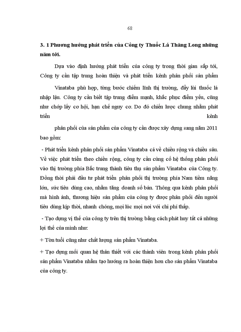image for page Giải pháp tổ chức hợp lý mạng lưới kênh phân phối sản phẩm thuốc lá Vinataba của công ty TNHH một thành viên Thuốc Lá Thăng Long