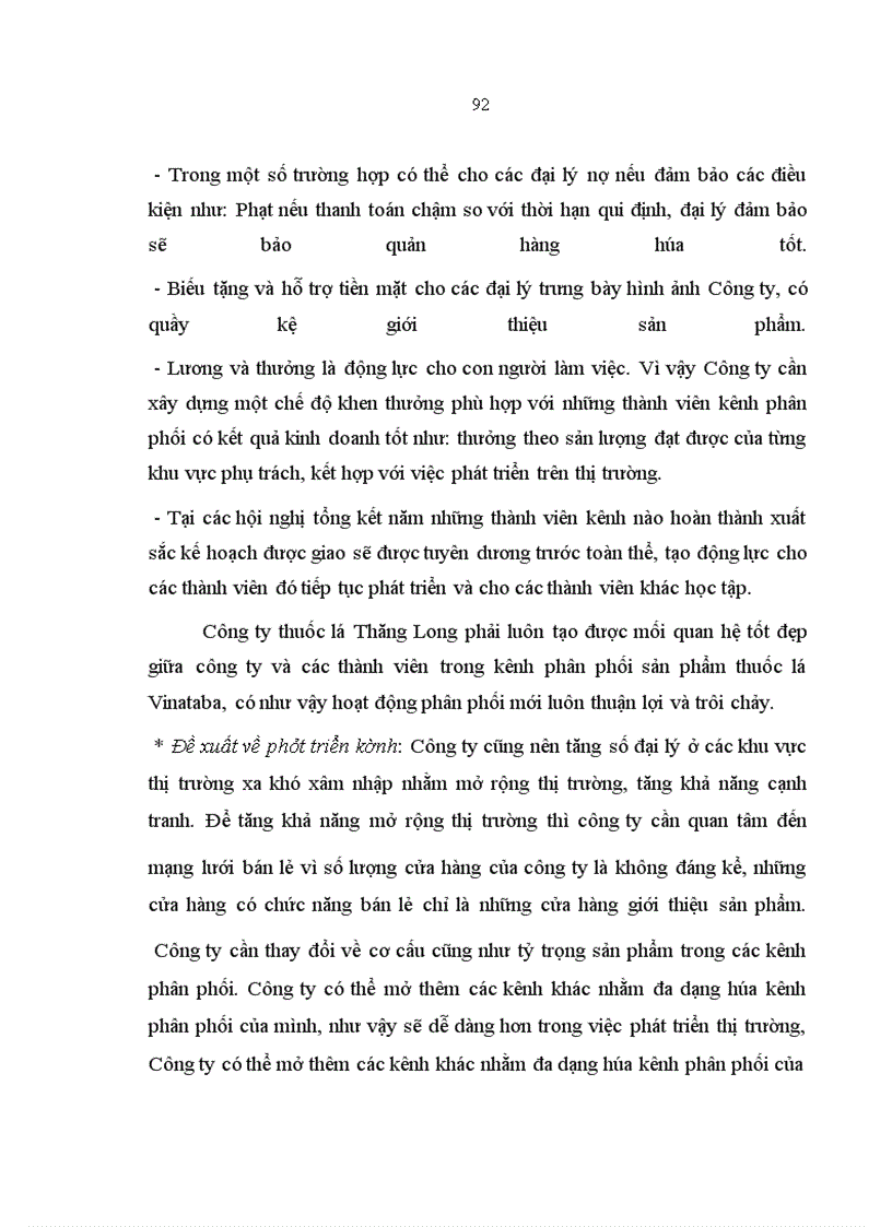 image for page Giải pháp tổ chức hợp lý mạng lưới kênh phân phối sản phẩm thuốc lá Vinataba của công ty TNHH một thành viên Thuốc Lá Thăng Long