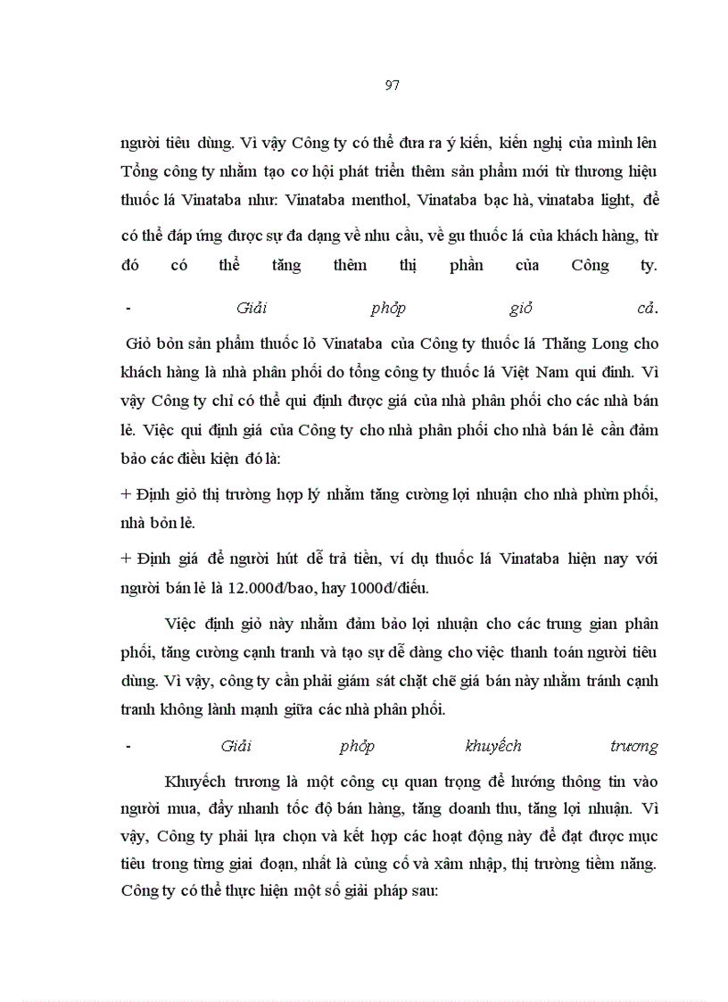 image for page Giải pháp tổ chức hợp lý mạng lưới kênh phân phối sản phẩm thuốc lá Vinataba của công ty TNHH một thành viên Thuốc Lá Thăng Long