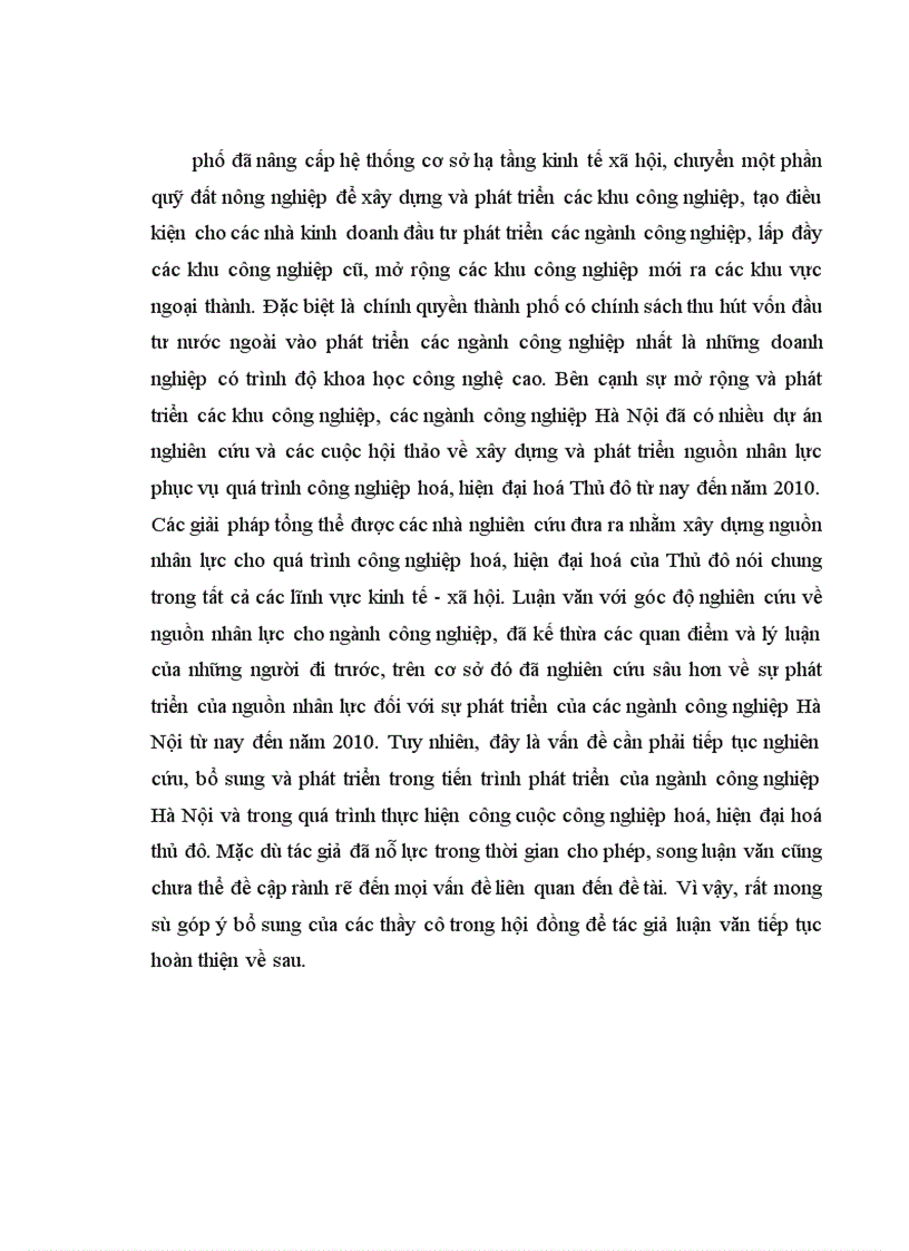 image for page Nguồn nhân lực cho ngành công nghiệp trên địa bàn thành phố Hà Nội