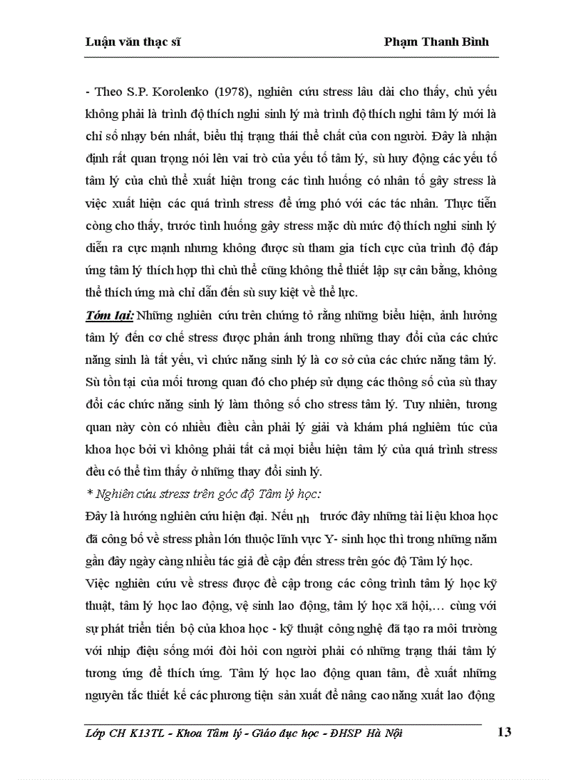 image for page Biểu hiện stress trong học tập của học sinh trung học phổ thông