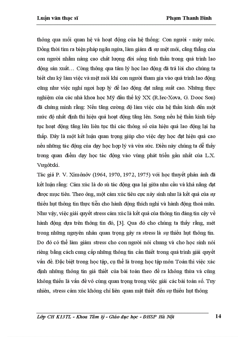 image for page Biểu hiện stress trong học tập của học sinh trung học phổ thông