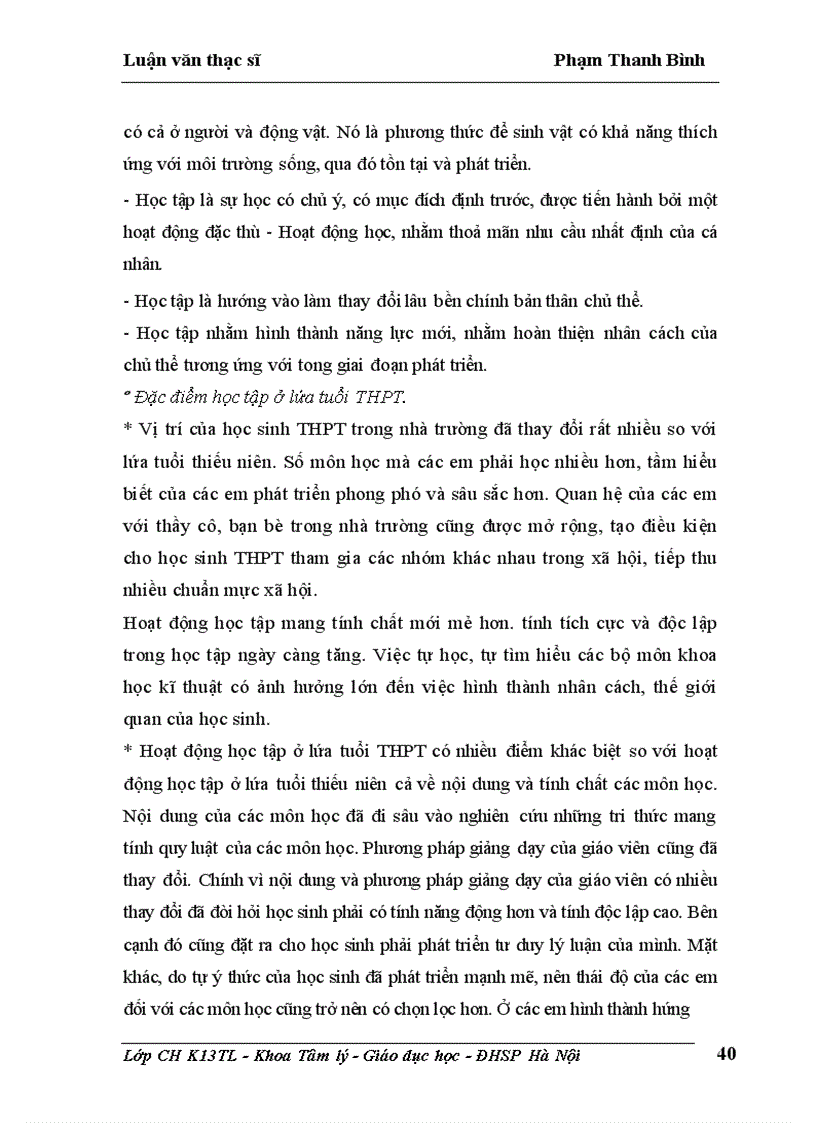 image for page Biểu hiện stress trong học tập của học sinh trung học phổ thông