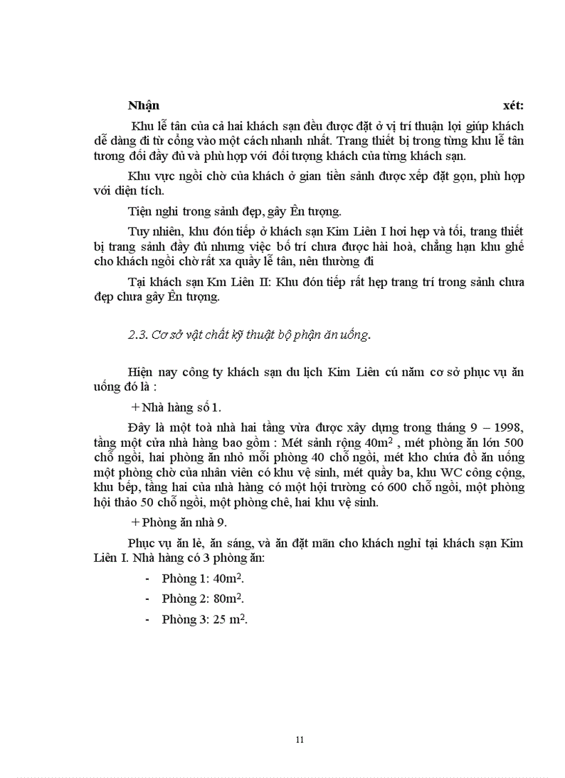 image for page Một số vấn đề và quá trình hoạt động kinh doanh của công ty khách sạn Kim Liên