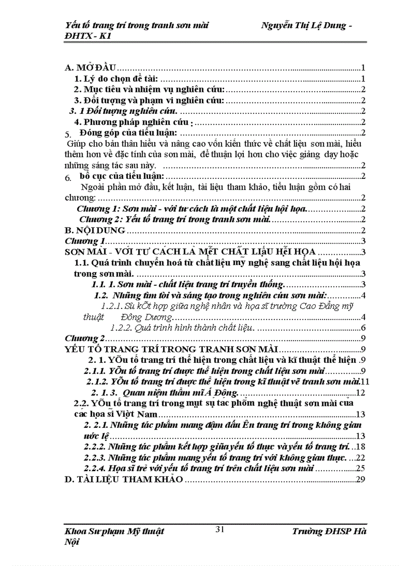 image for page Yếu tố trang trí trong tranh sơn mài