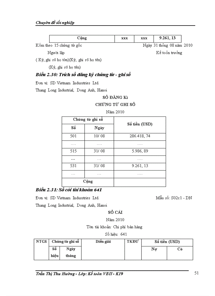 image for page Hoàn thiện kế toán bán hàng tại Công ty TNHH SD Việt Nam