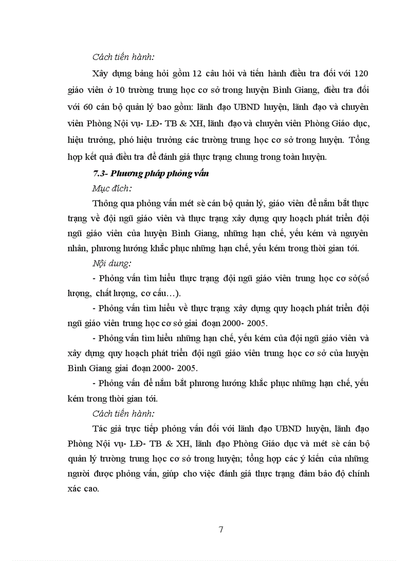 image for page Quy hoạch phát triển đội ngũ giáo viên trung học cơ sở huyện Bình Giang- tỉnh Hải Dương giai đoạn 2005- 2010