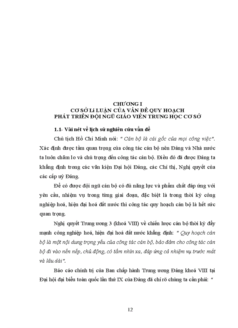 image for page Quy hoạch phát triển đội ngũ giáo viên trung học cơ sở huyện Bình Giang- tỉnh Hải Dương giai đoạn 2005- 2010
