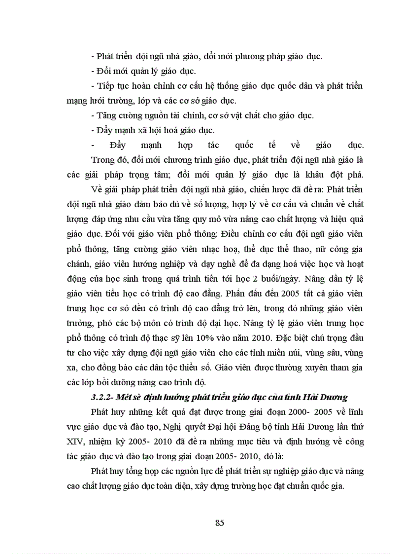 image for page Quy hoạch phát triển đội ngũ giáo viên trung học cơ sở huyện Bình Giang- tỉnh Hải Dương giai đoạn 2005- 2010