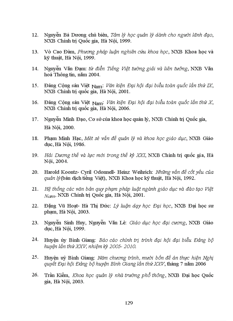 image for page Quy hoạch phát triển đội ngũ giáo viên trung học cơ sở huyện Bình Giang- tỉnh Hải Dương giai đoạn 2005- 2010