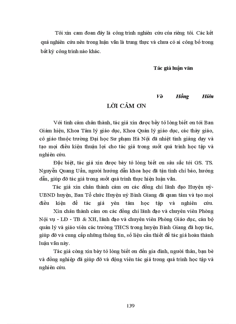 image for page Quy hoạch phát triển đội ngũ giáo viên trung học cơ sở huyện Bình Giang- tỉnh Hải Dương giai đoạn 2005- 2010