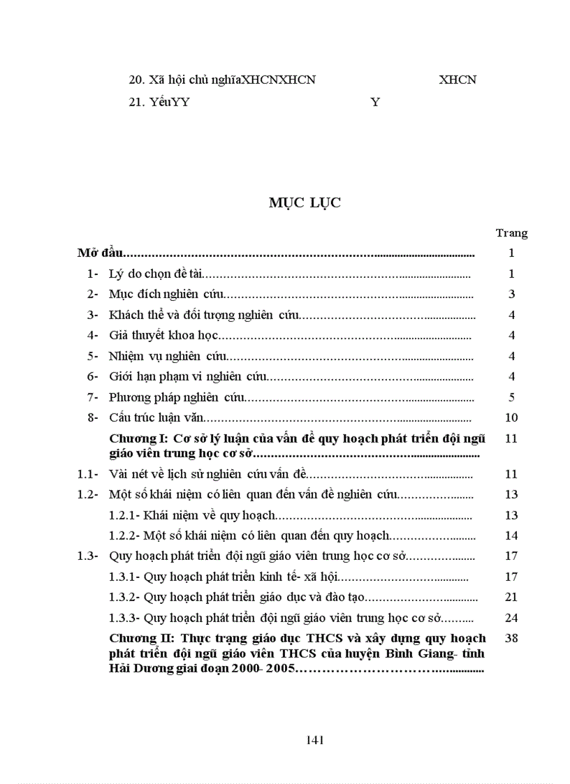 image for page Quy hoạch phát triển đội ngũ giáo viên trung học cơ sở huyện Bình Giang- tỉnh Hải Dương giai đoạn 2005- 2010