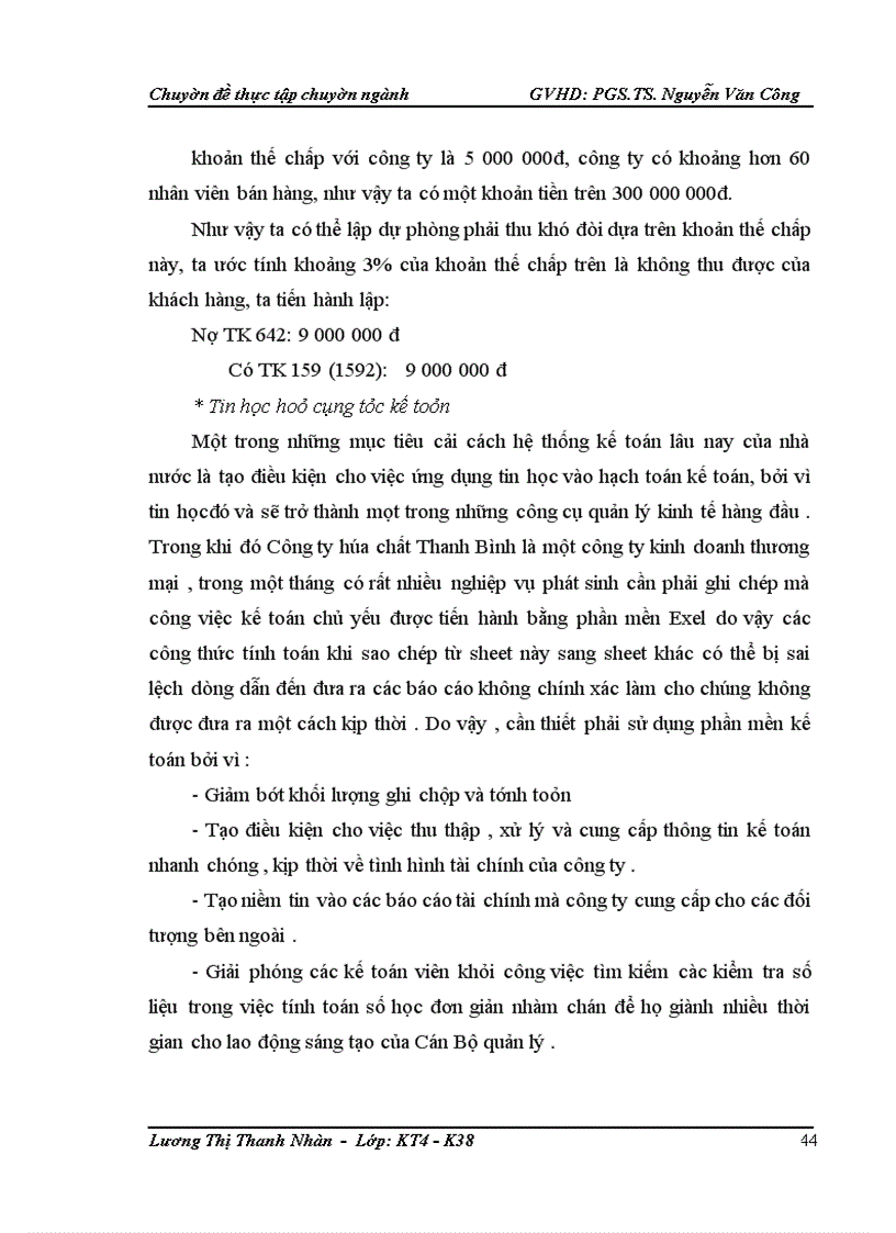 image for page Hoàn thiện Kế toán tiêu thụ và xác định kết quả kinh doanh tại Công ty TNHH Hoá Chất Thanh Bình