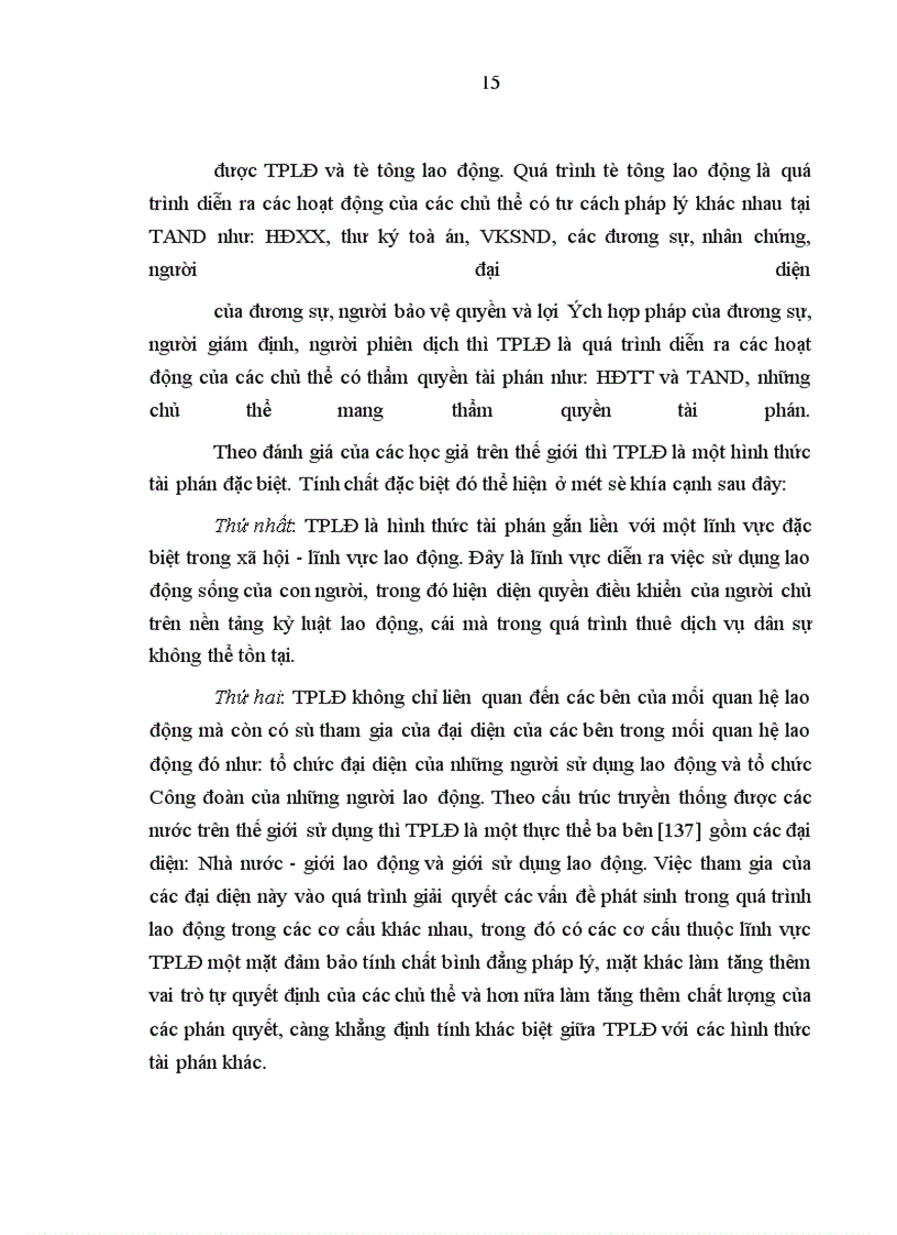 image for page Tài phán lao động theo quy định của pháp luật Việt Nam